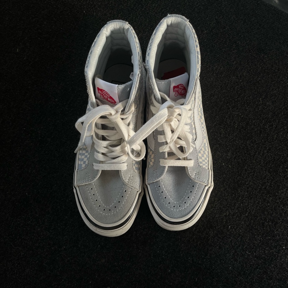 Sk8 Hi Checkered Vans